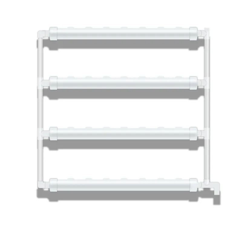 

Wall-mounted pipe three-dimensional hydroponic vegetable planter, family balcony hydroponic vegetable planting flower stand