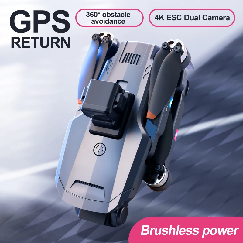 

G22pro RC Drone Gps with 4K HD Dual Camera 5G Wifi 360° Obstacle Avoidance Helicopter Profesional Brushless Dron RC Plane Toy