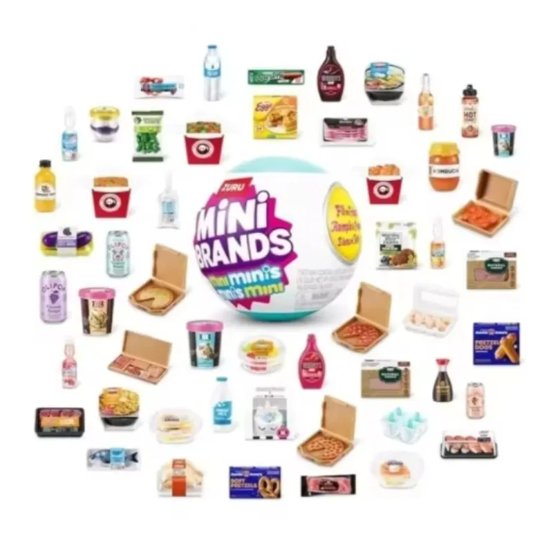 ZURU Mini refrigerator set mini brand ball series mysterious surprise box doll house toy decoration gift - view 6
