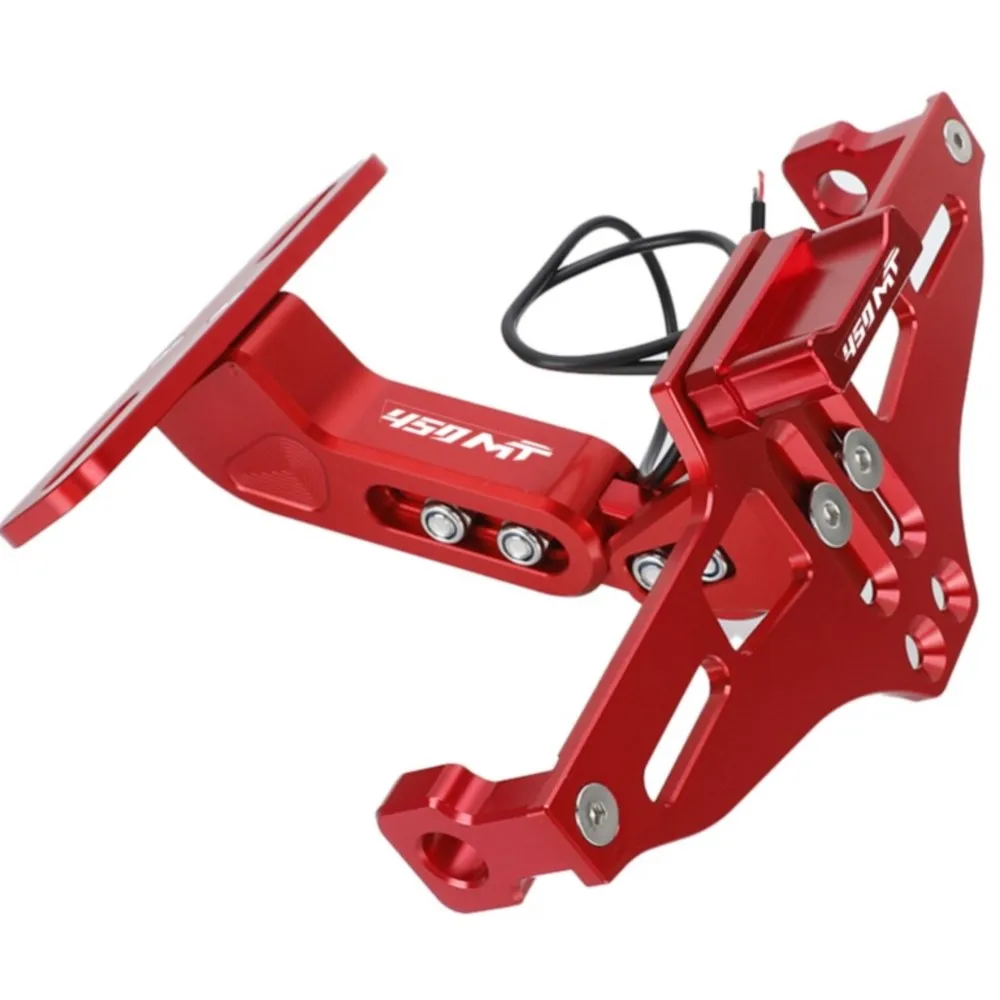 

For CFMOTO 450MT 450 MT 450mt 2024 2025 2022 Motorcycle Rear License Plate Mount Holder and Turn Signal Lights LED License Frame