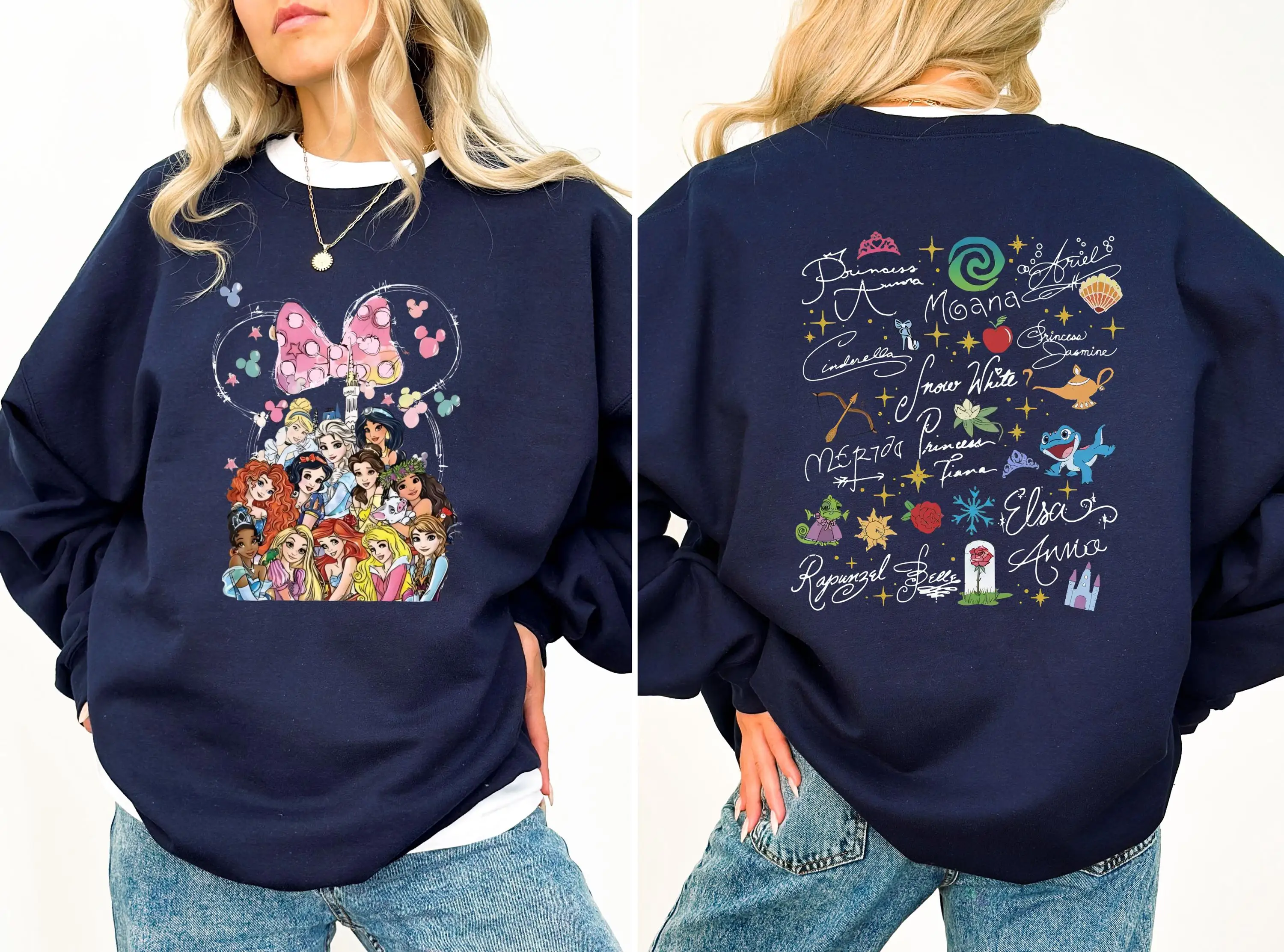 

Disney Princess Sweatshirt, Watercolor Magical Castle Princess Sweatshirt, Disneyland Sweater Disney
