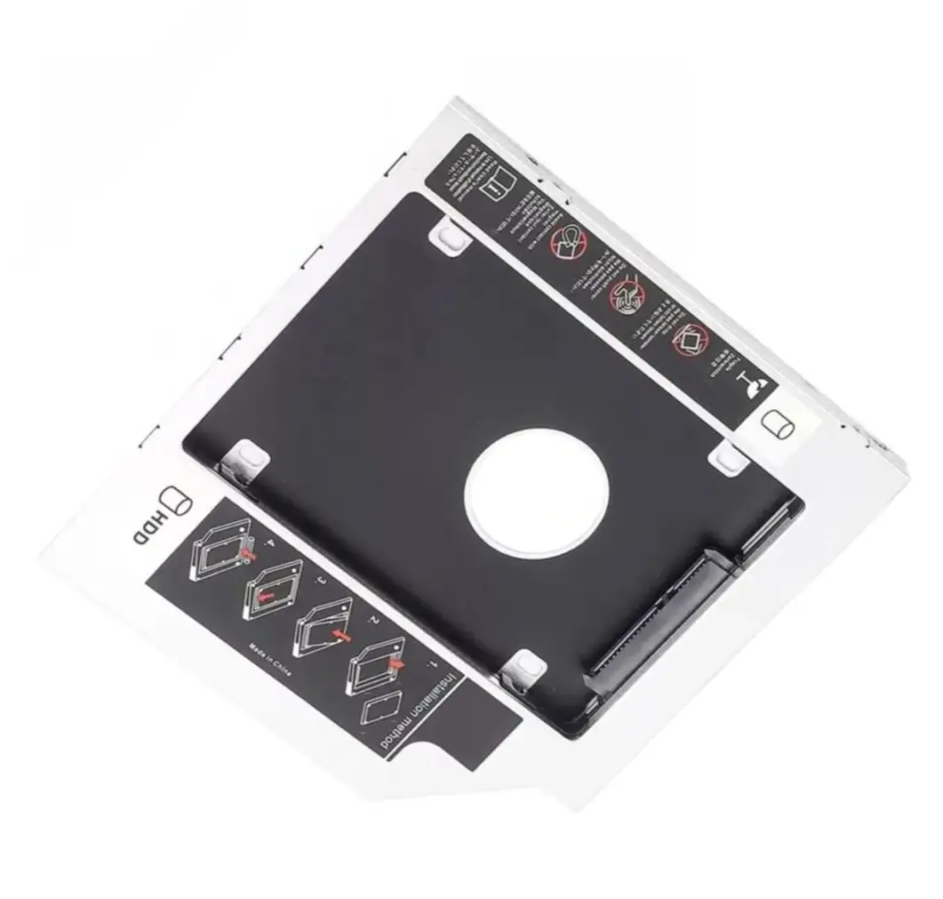 

Чехол для второй жесткого диска HDD SSD, оптический 12,7 мм Caddy SATA 3.0 для Asus G750JZ-T4023H X75V X52J X75VC G50V G55VW G55VW-RS71 UJ-160