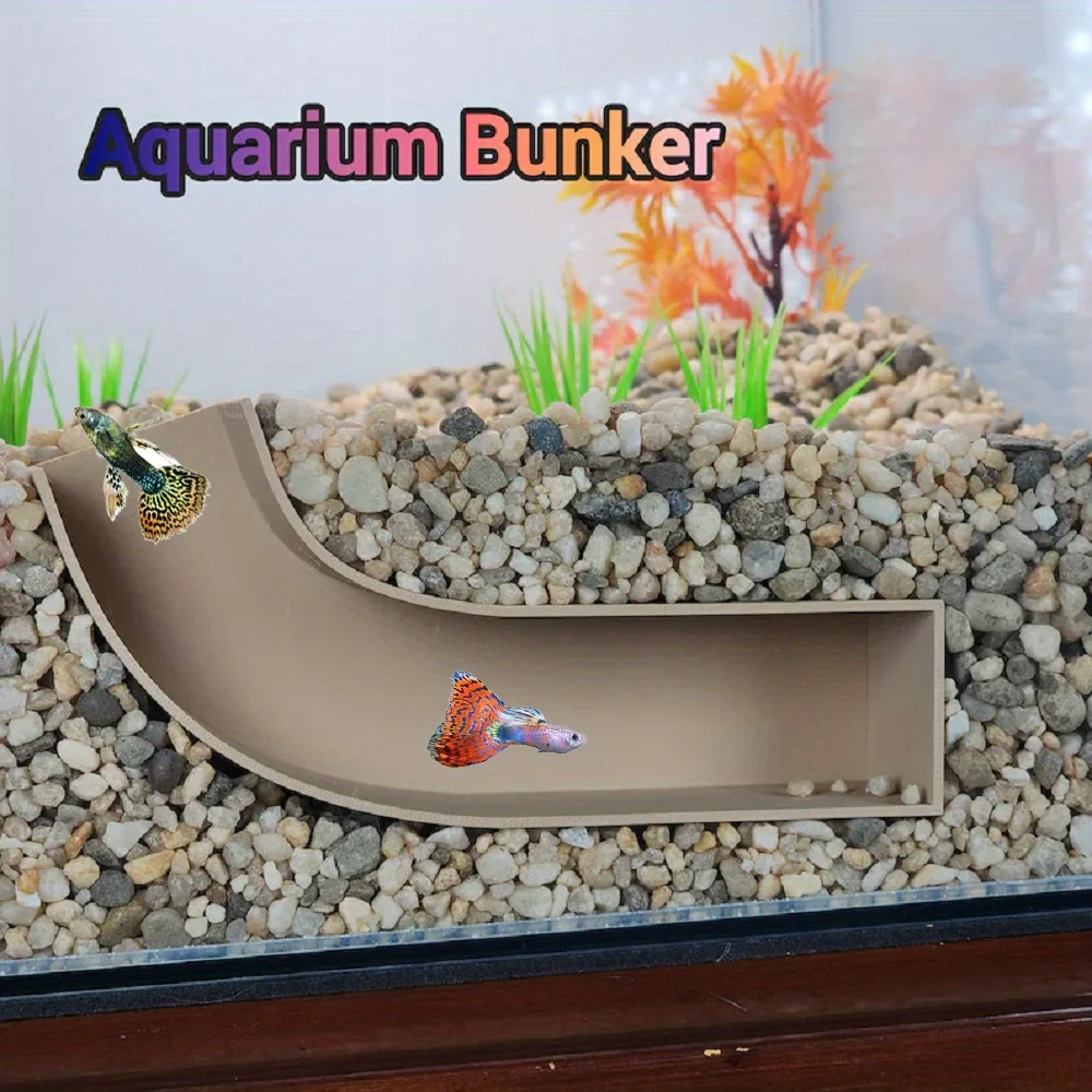 Aquarium Cave Fish Tank Underground Bunker | Aquarium hideout for fish and bottom dwellers