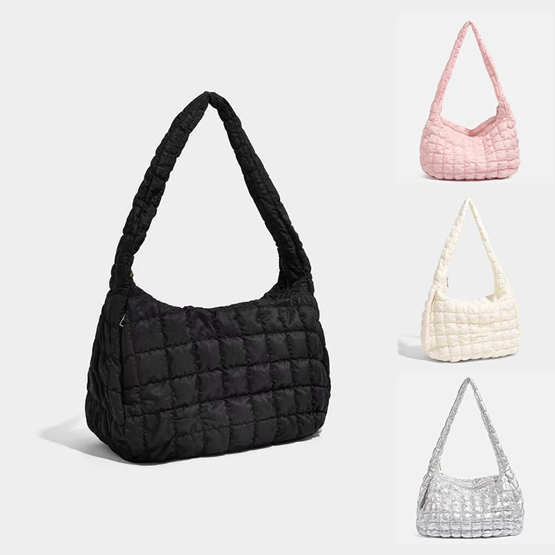 

Cloud pleated large-capacity bag, casual single-shoulder bag, underarm women's bag, crossbody bag, multi-color tote bag