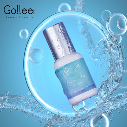 Gollee-pegamento para extensión de pestañas 0,5S para todo clima, resistente al agua, a prueba de aceite, pegamento profesional para pestañas, adhesivo Golle, 6-8 semanas