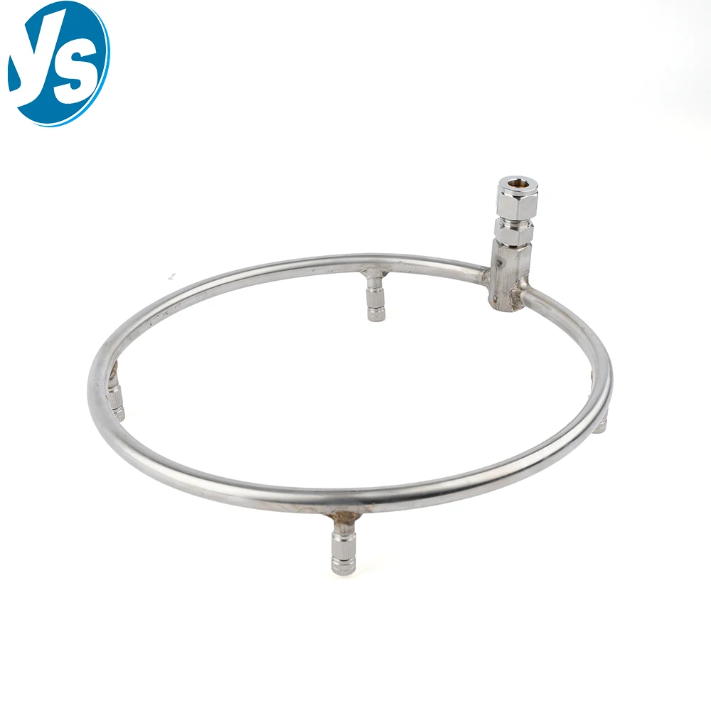

Outdoor 5-Hole Atomizing Spray Cooling Ring for Home/Garden/Commercial Use, Dust-Free Watering & Air Purification System