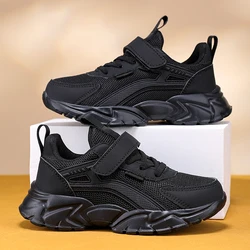 Black White Children Shoes Boy Sneaker School Running Sports Kids Trainer Autumn Platform Fashion Girl Boy Shoes 4 To 13 Years