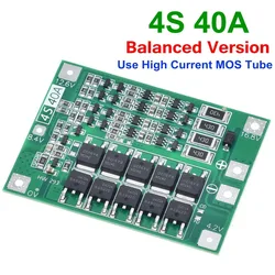 3S/4S 40A Li-ion Lithium Battery Charger Protection Board 18650 BMS For Drill Motor With Balance