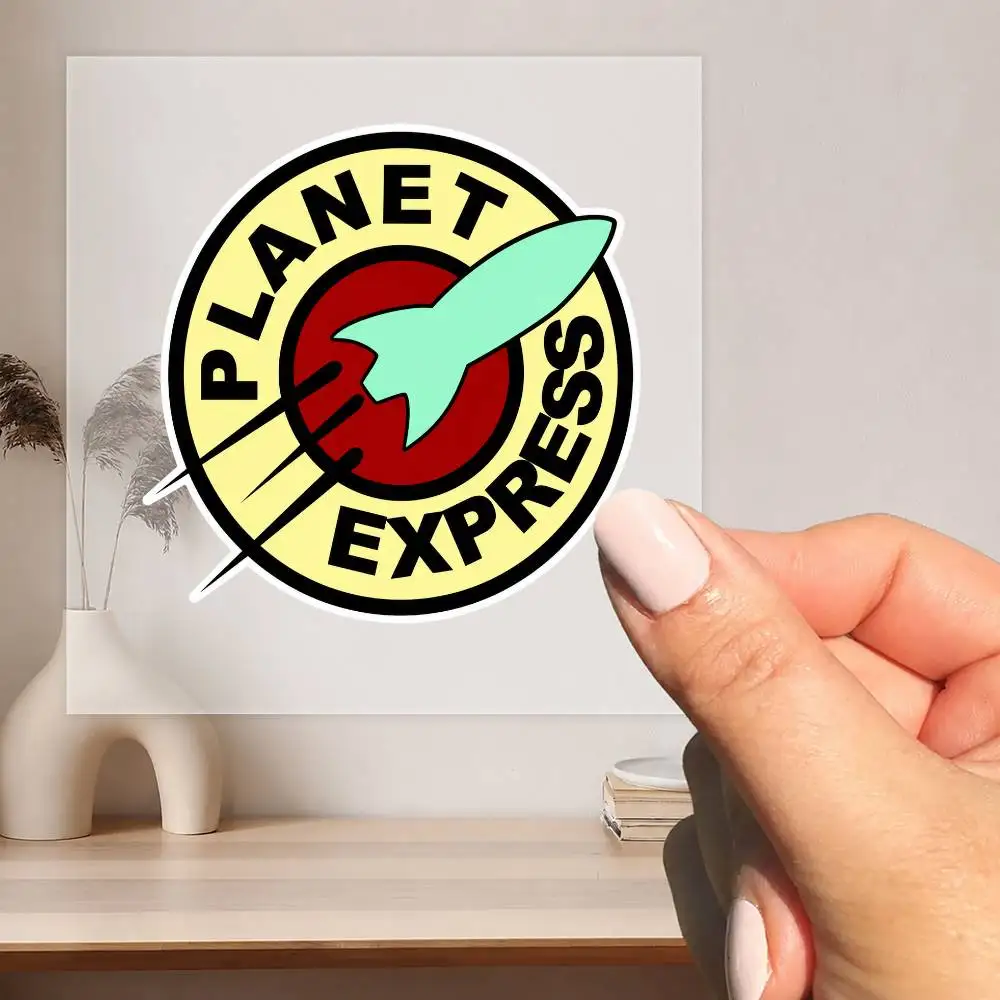 Planet Express Wasserdichte Aufkleber zur Dekoration von Autofenstern, Motorrädern und Computern.