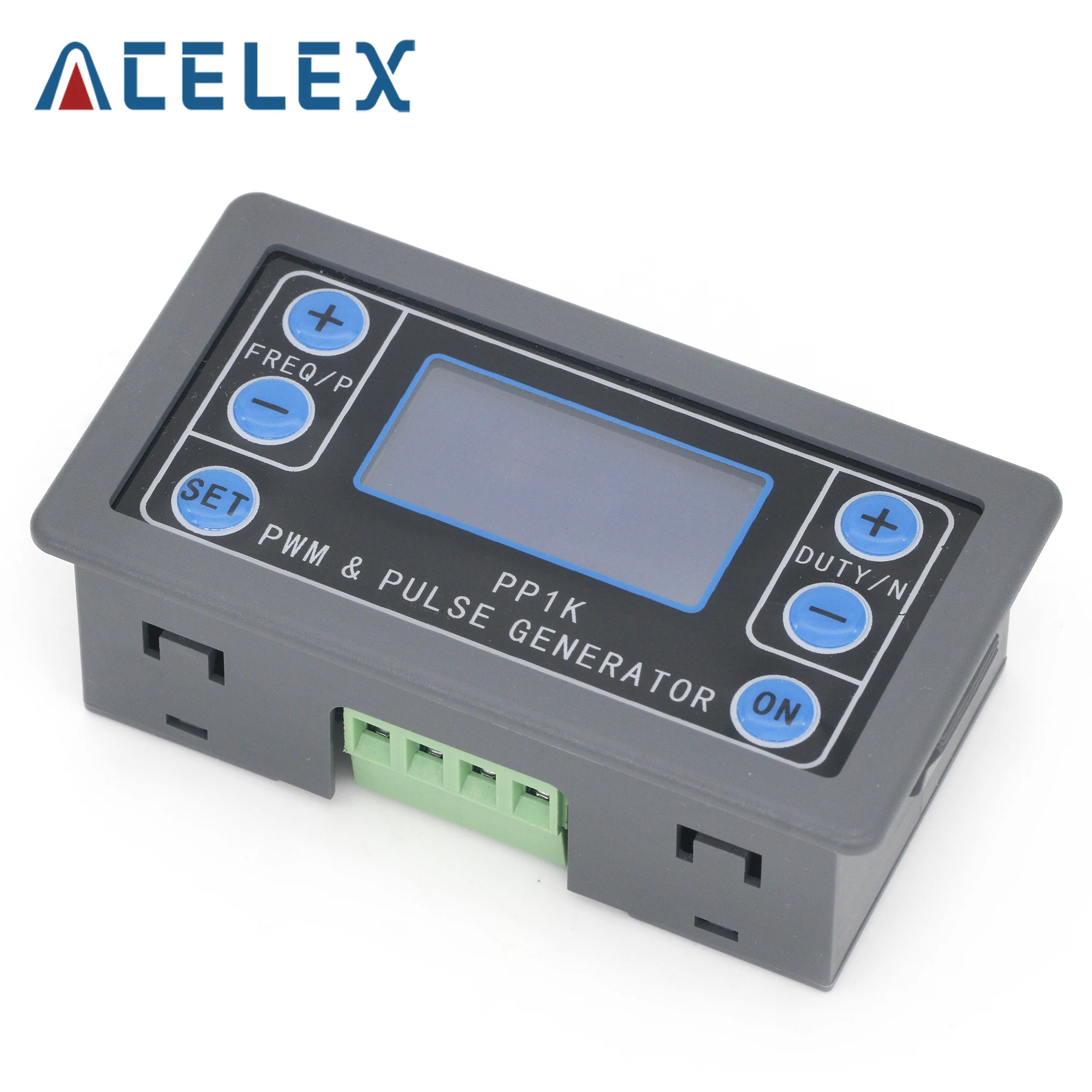 ZK-PP1K Dual Mode LCD PWM Signal Generator 1-Channel 1Hz-150KHz PWM Pulse Frequency Duty Cycle Adjustable Square Wave Generator