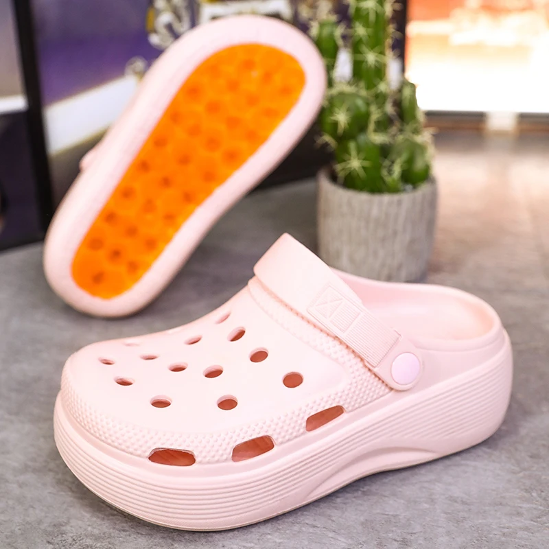 Women's Slippers Anti Slip Wedge Sandals Fashion Women Summer Slides Breathable Ladies Clogs Comfortable Platform Nurse Shoes