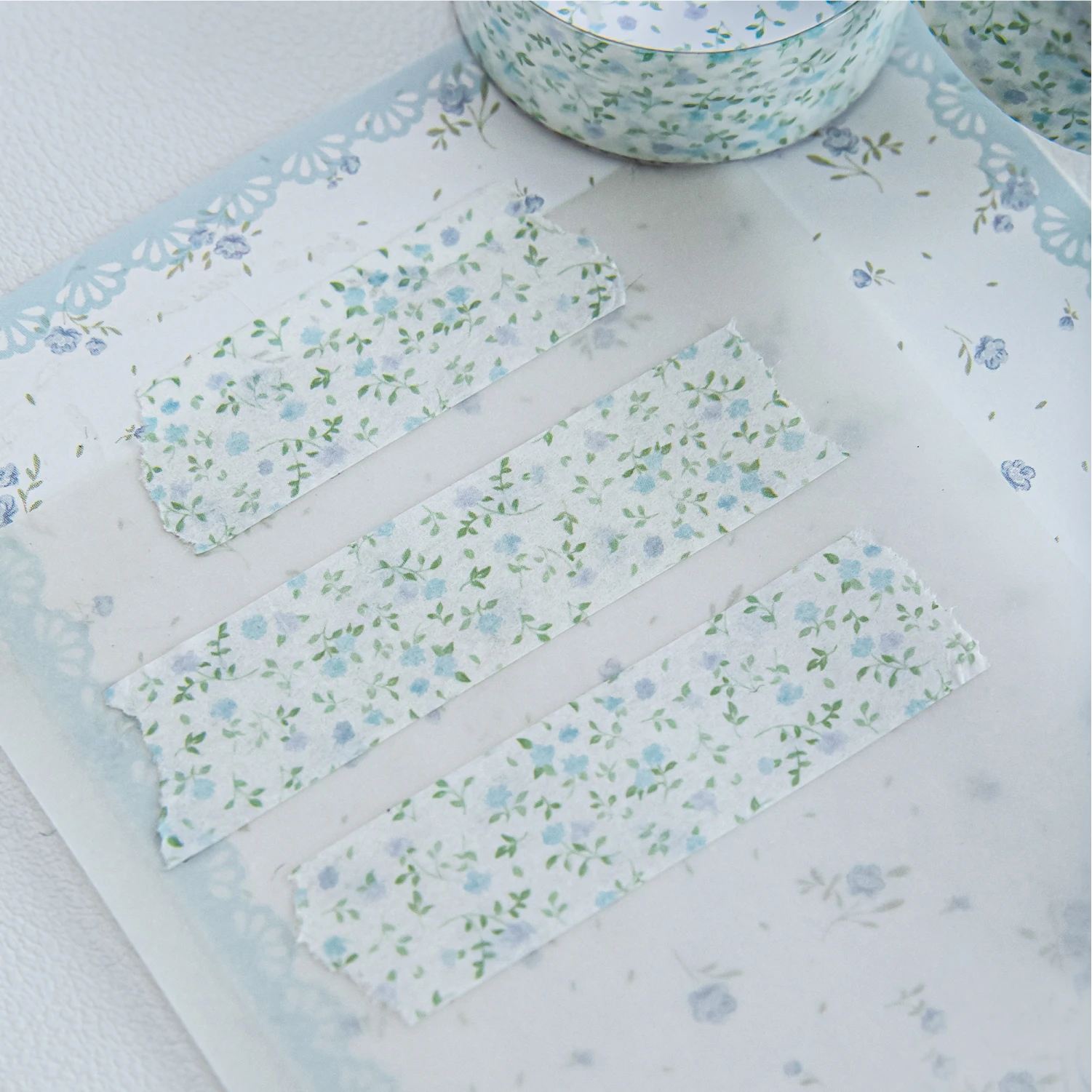 2m/roll flowers and Alice series Ins floral decoration Washi tape DIY Scrapbooking Journal Supplies Aesthetics Stationery view 4