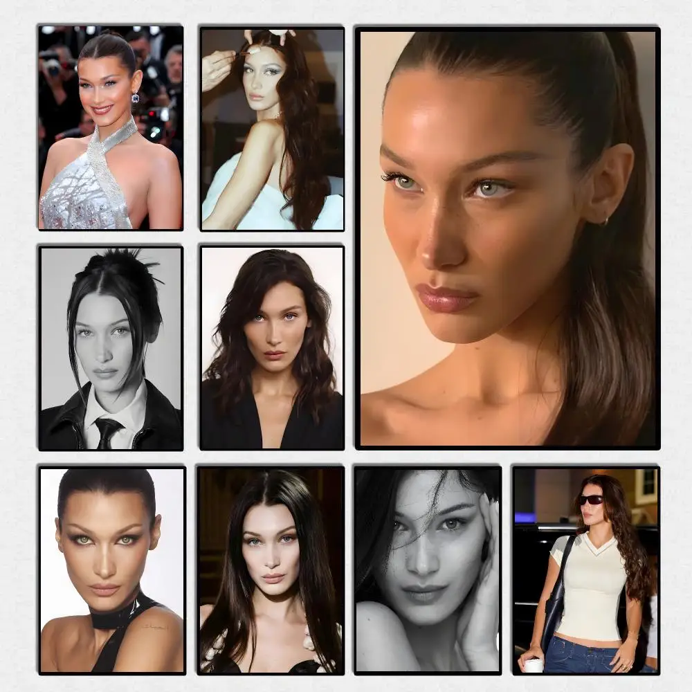 Supermode B-Bella Hadid Poster High Quality Wall Art For Home Office Bedroom Living Room Hallway Bar Perfect Gift Idea