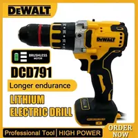 DEWALT DCD791 Compact Cordless Drill Brushless Motor Drill Screwdriver Multi Functional Drive Home Rechargeable Electric Tools
