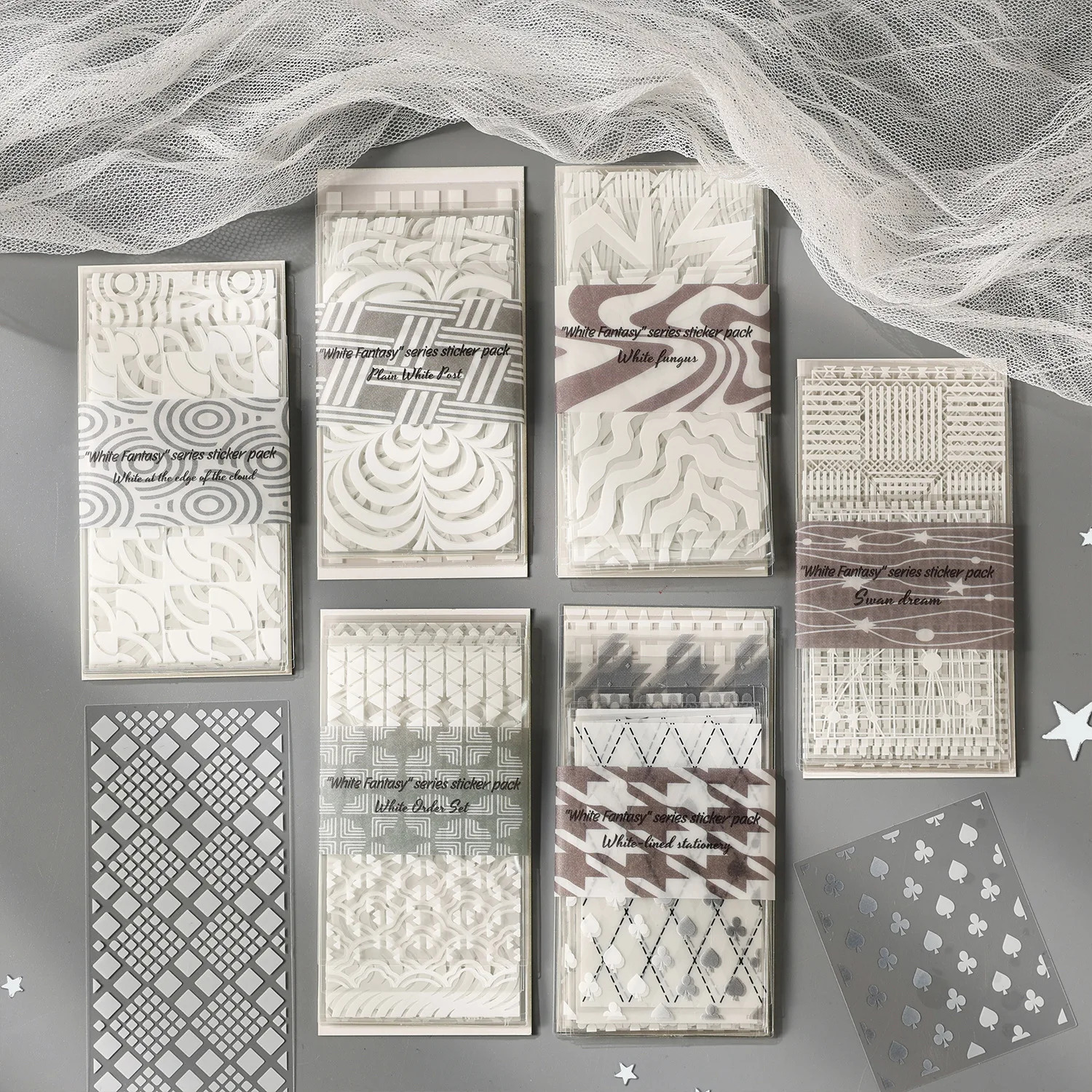 1pakc/20pcs Salt Style Basic Paper Soft Pale Pattern for DIY Handmade Album Scrapbooking Decorative Paper Supplies
