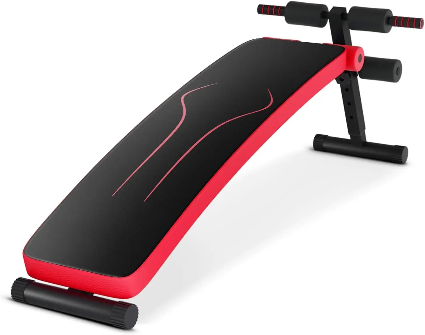 

Adjustable Sit Up Bench for Ab Workout, 3 Height Settings, Home Gym
