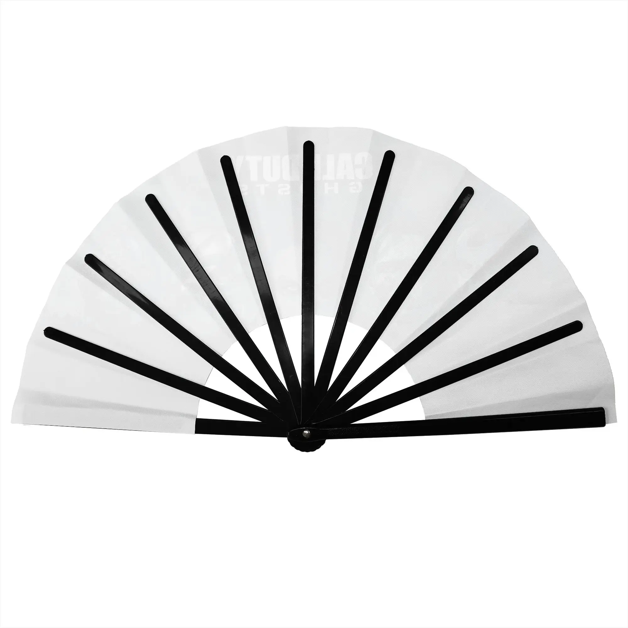 C-Call of D-Duty Ghosts  Traditional Folding Fan Chinese Style Game Shooting High-Quality Fans Gift Classic Decorative Hand Fan