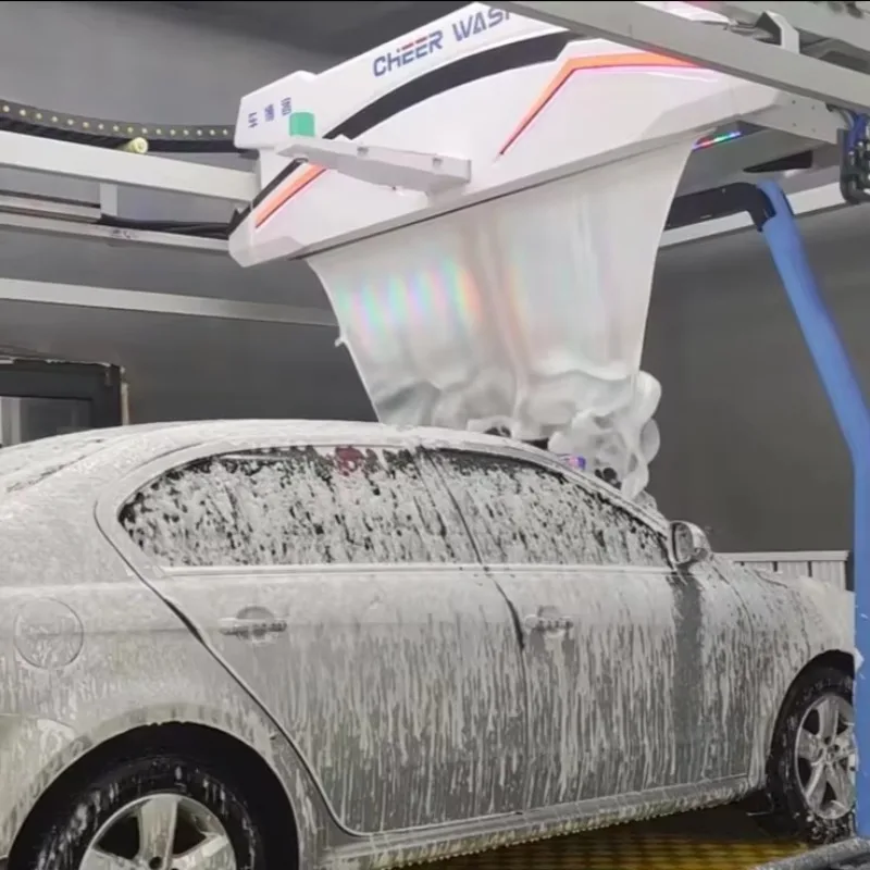 Customized Cheer Wash CL200 Electric 360 Degree Touchless Car Wash Machine Stainless Steel High Pressure 10Mpa Semi Automatic Fa