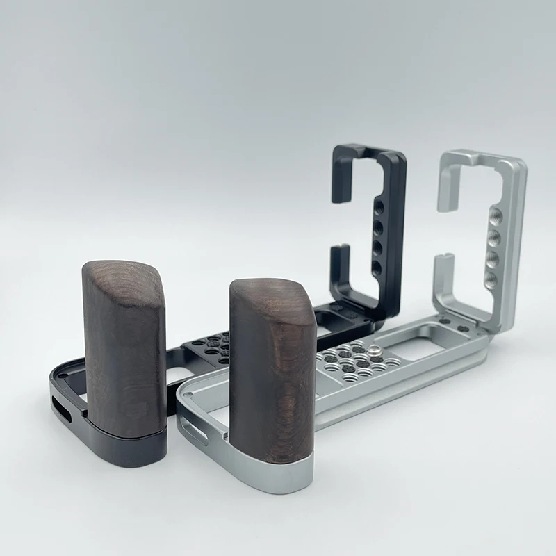 Wooden L Bracket For Fuji X-T3 X-T2 Fujifilm XT3 XT2 Camera Vertical Hand Grip Holder Quick Release Plate
