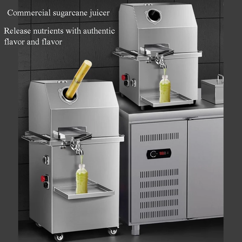 상업용 사탕수수 과즙기 스테인레스 스틸 데스크탑 사탕수수 기계 사탕수수 주스 압착기 사탕수수 분쇄기