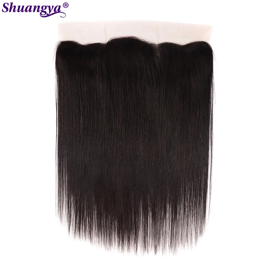 

Brazilian Bone Straight Lace Front 13X4 Ear to Ear 4X4 Lace Closure 150% Density with Baby Hair Remy Human hair Shuangya Hair