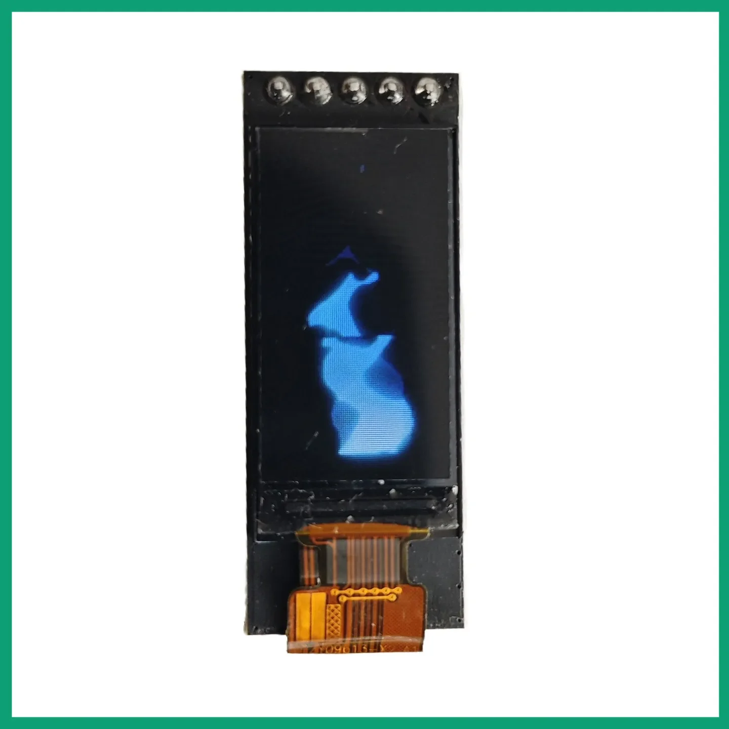 0.96-inch serial screen TFT color screen module UART serial communication GC9107 driver 80*160 resolution