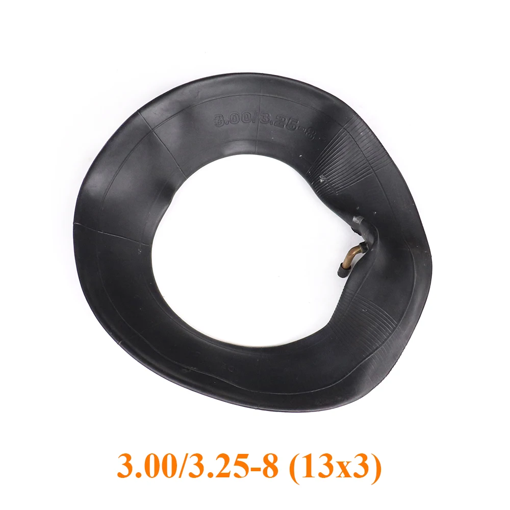 3.25/3.00-8 13x3 Inner Tube with Straight 90 Degree Valve Stem for 8 Inch Wheelbarrow Scooters Mini Chopper Tire Go Kart ATV