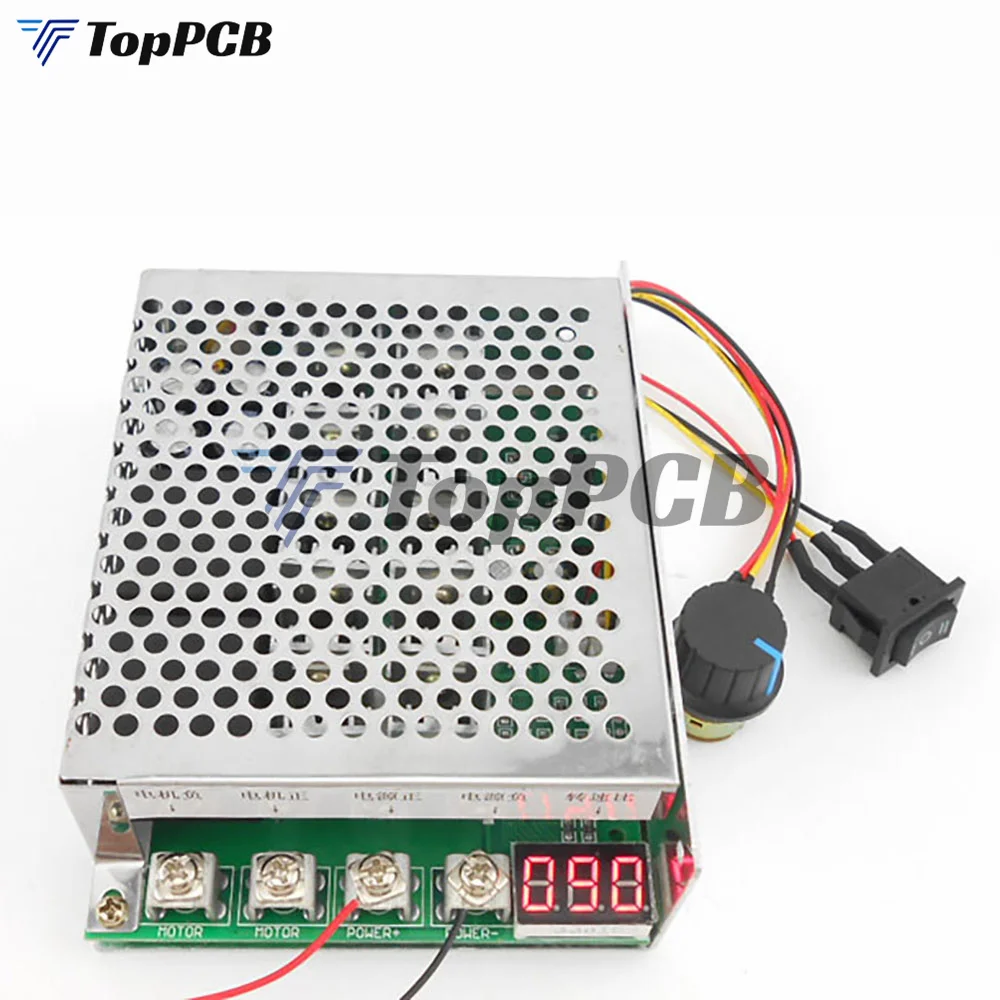 0-100A 5000W Reversible PWM Motor Speed Controller 15KHZ Forward/reverse Rotation Motor Controller Driver Module 12V 24V 36V 48V