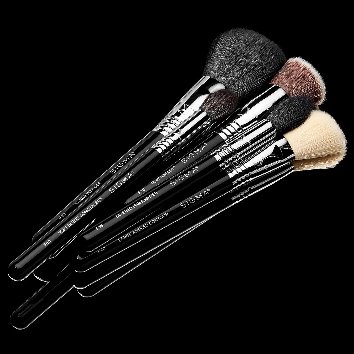 Makeup Brush Set – 5-Piece Professional Brushes for Foundation, Concealer, Blush, Contour, Highlight