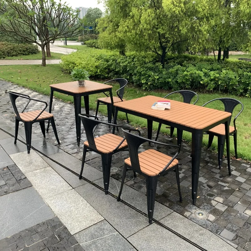 4 Chairs+1 Table Cafe/bar Garden Furniture Outdoor Set