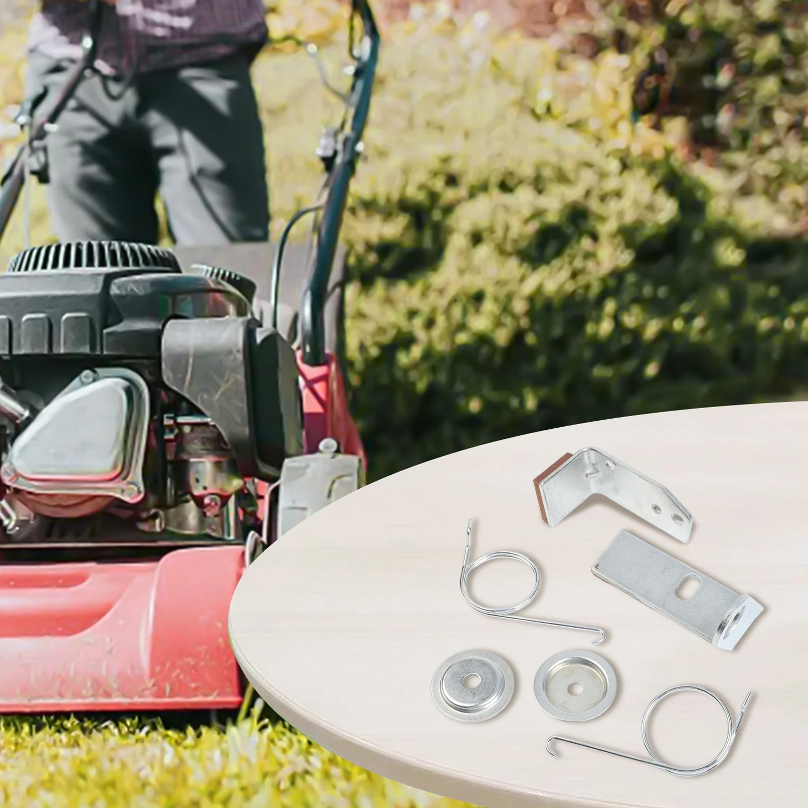 Lawn Care Operation As Shown Mower Deck Replacement Easy Installation LH RH Brake Arms Enhances Safety During Operation