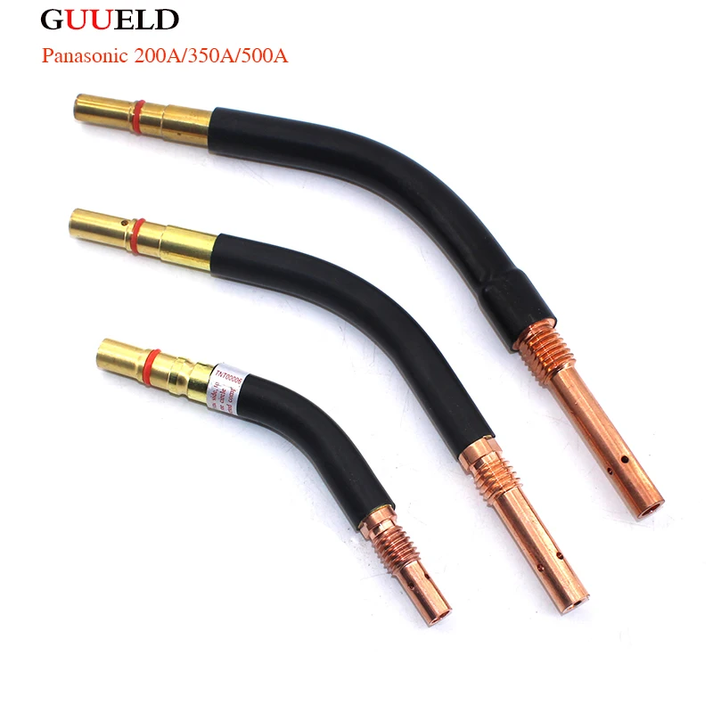 2pcs Welding Machine Consumables  200A/350A/500A MIG MAG Torch Gun Accessories Goose Neck Bent Barrel/Link Rod