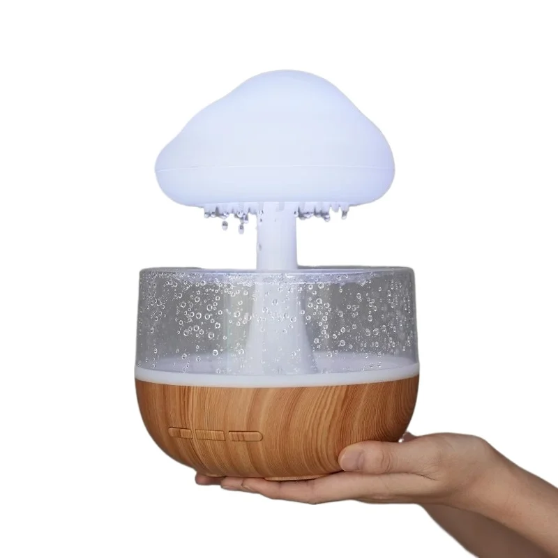 

Multifunctional creative night light; dopamine white noise rain drop sound; healing and sleeping humidifier and diffuser.