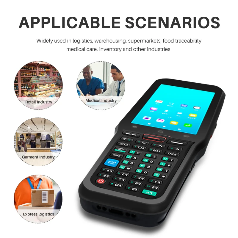 X Android Full Keyboard Handheld Terminal Blovedream N41 Storage PDA E-commerce Logistics Express Package Universal PDA