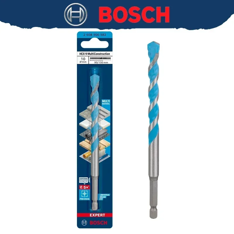 Bosch Expert Hex Shank Drill Bit, Reinforced Carbide Tip for Mixed Materials, Fits Impact & Rotary Hammer Drills