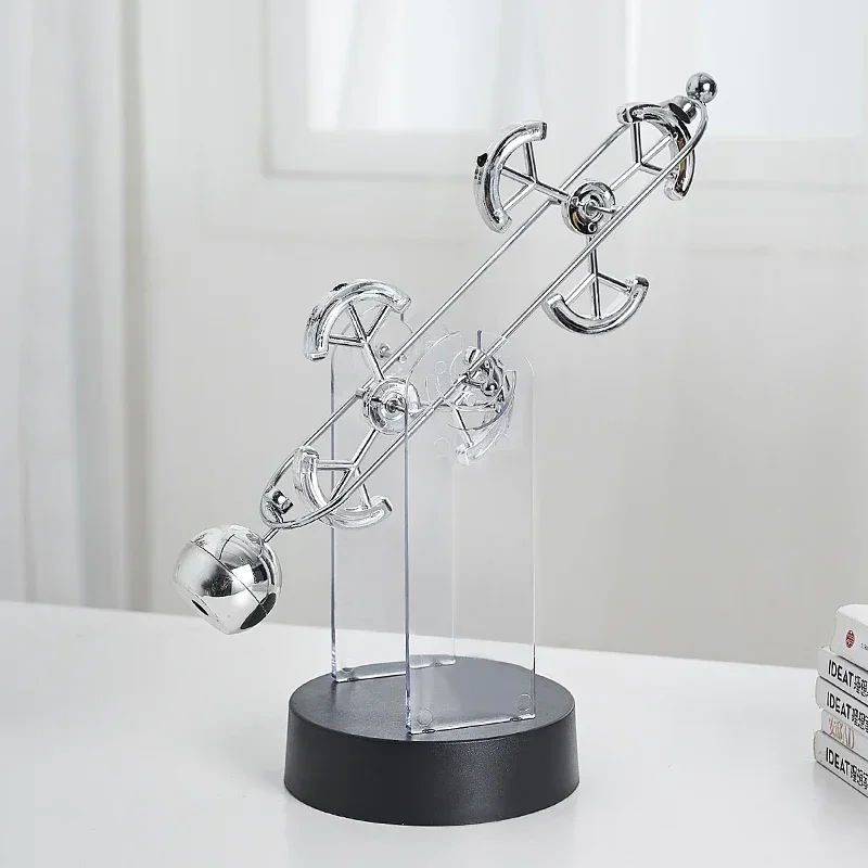 علوم الفيزياء نيوتن البندول الشمال إكسسوارات ديكور منزلي الحديثة المعادن ماجليف التوازن كرات مكتب عمل ديكور الهدايا #4