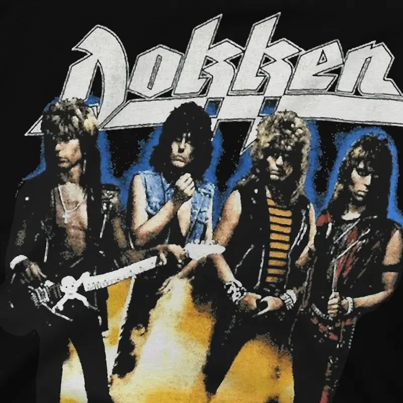 Y2K The American Hard Rock Band Formed In 1976 Man'S TShirt Dokken Crewneck Tops 100% Cotton T Shirt Funny High Quality Gift