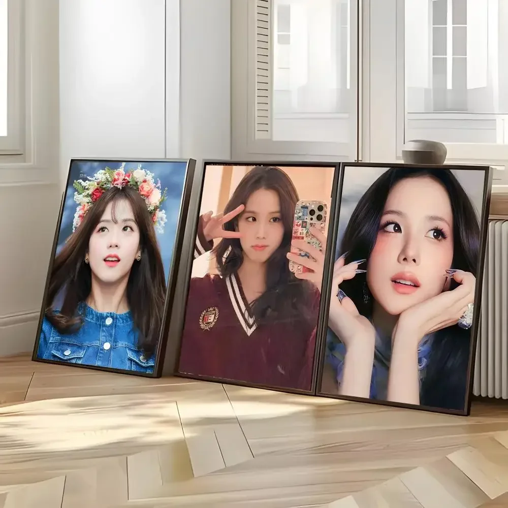 Singer Kpop Kim Ji Soo Poster Distinct Home Decor Concepts Chic Indoor Art Pieces