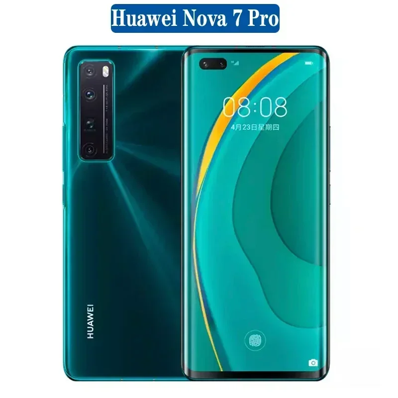 Huawei Nova 7 Pro 5G RAM 8GB ROM 128GB/256GB Android 6.15 inch 2340x1080px 4000mAh Curved Screen Used Phone