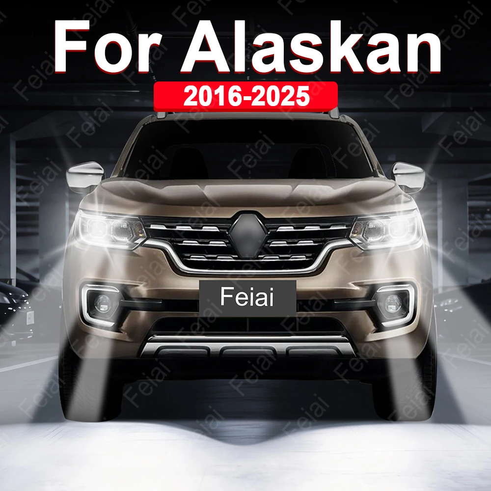 

Светодиодные лампы для фар Renault Alaskan, аксессуары для автомобильных фар, автолампы 2016-2025 гг.