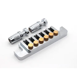 Guitar Bridge Tailpiece Vintage TP 6 70's Bridges With Studs For LP 6 String Electric Guitar