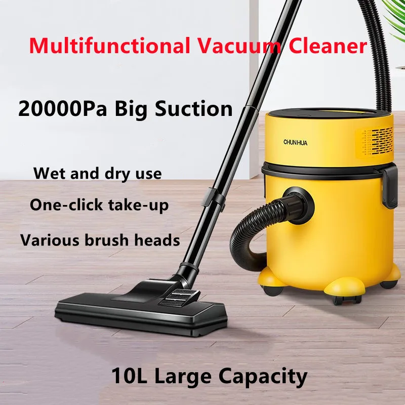 Vacuum Cleaner Small Household Large Suction Powerful Mopping All-in-one Machine Window Slot Removal Mites Car Vacuum Cleaner