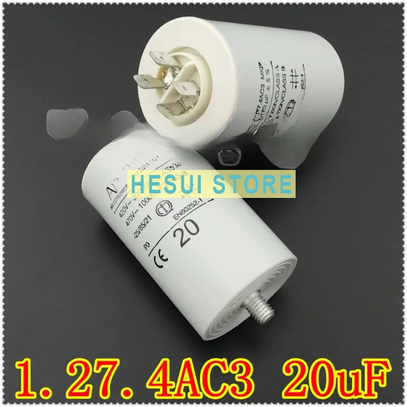 AV 1.27.4 AC3 MKP 20uF 470V fan motor start capacitor