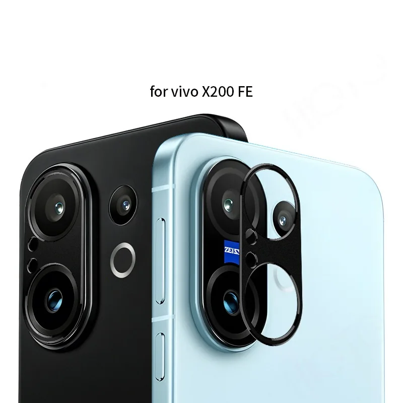for Vivo X200 FE Camera Bezel Anti Scratch Metal Frame Cover Hollow Film Super Slim Lens Protector Cap Sticker