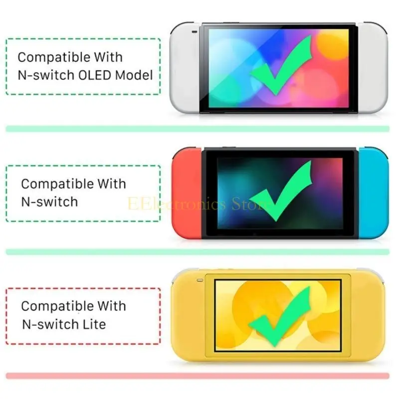 2Pcs Game Card Holder Case Portable Keychain Storage Box for Nintendo Switch Cartridges, Protective Shell