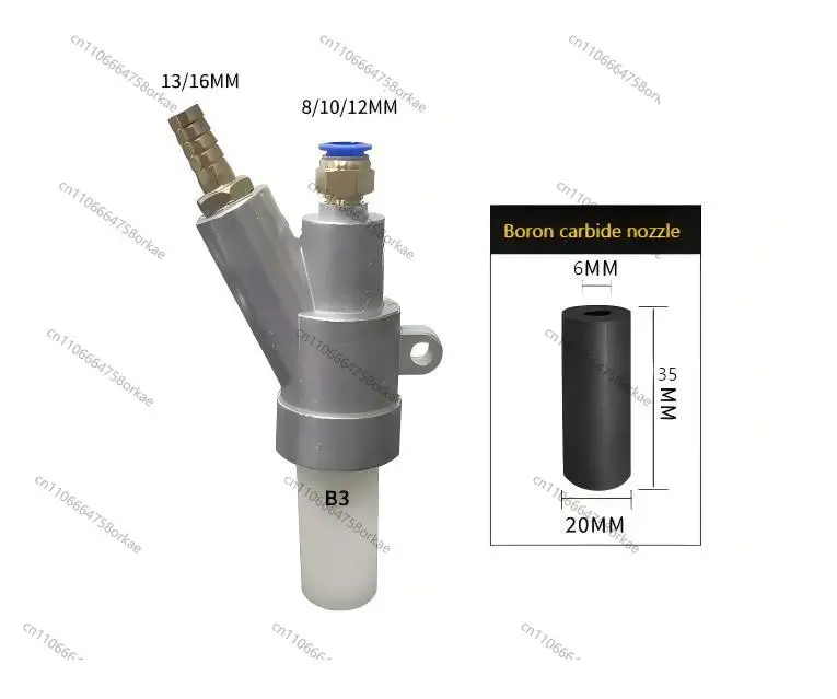 Pneumatic Sandblasting Gun,Sand Blasting Tools,For Rust Dust Remove Sand Blasting Tool With Boron Carbide Nozzle