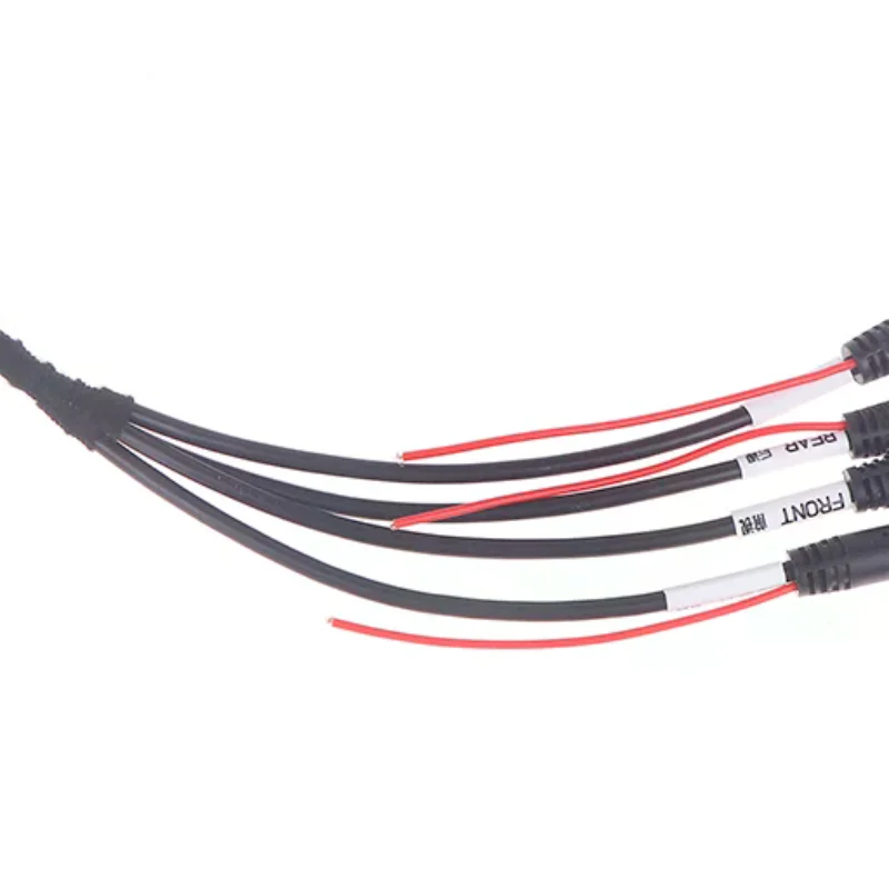 اكسسوارات السيارات 360 كاميرا بانورامية 12 دبوس كابل مناسبة لراديو أندرويد 12 دبوس المقبس تعريف شنتشن