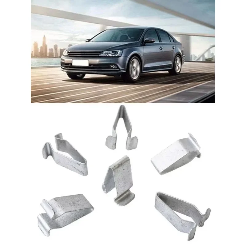 For Volkswagen  Audi Sagitar Golf V-Shaped Threshold Trunk Pressure Strip Tailgate Fastener Metal Clips Dashboard Auto Fastener