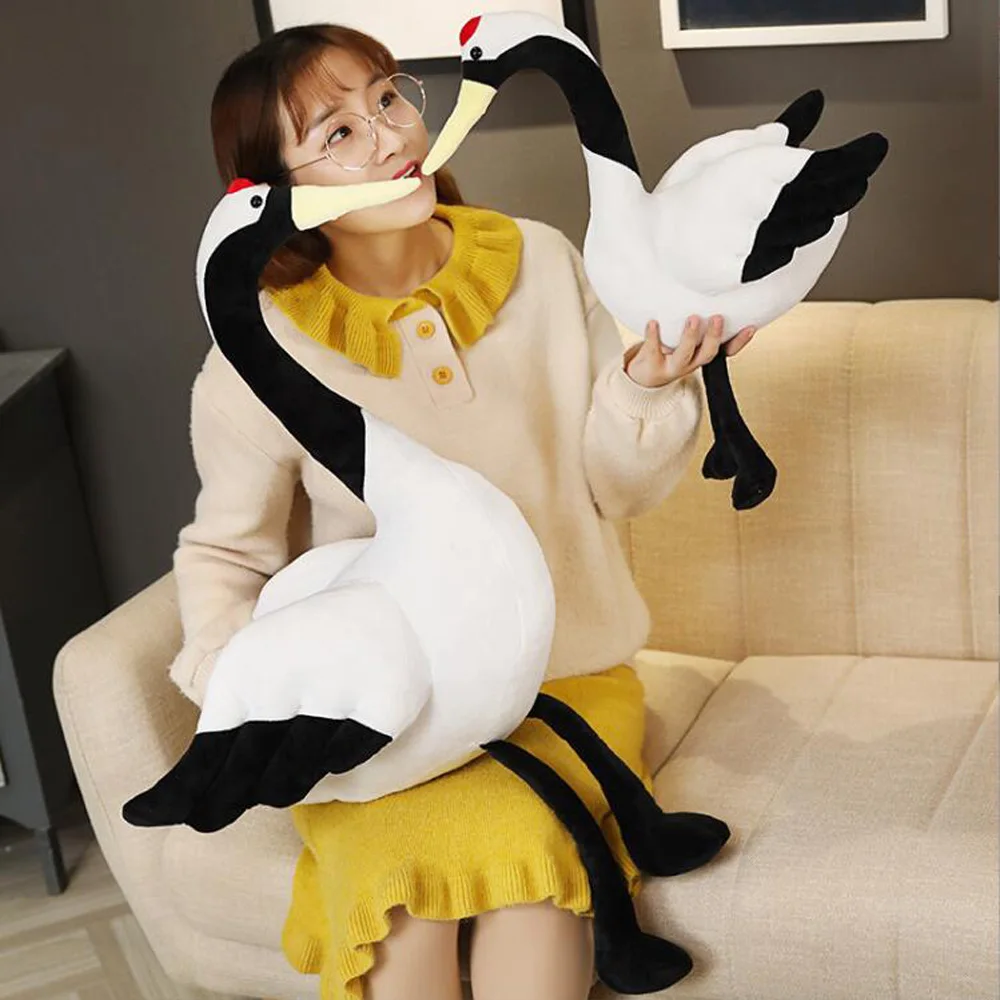 

Simulated Red Crowned Crane Pillow Stuffed Children Plush Toy