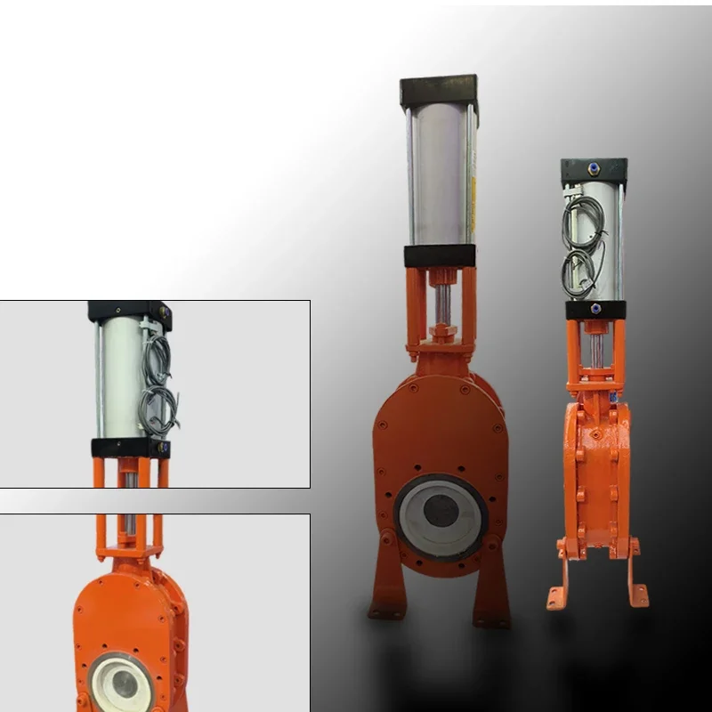 ANSI Class 150 Class 300 Cast Steel Pneumatic Gate Valves with Spring Return Actuators